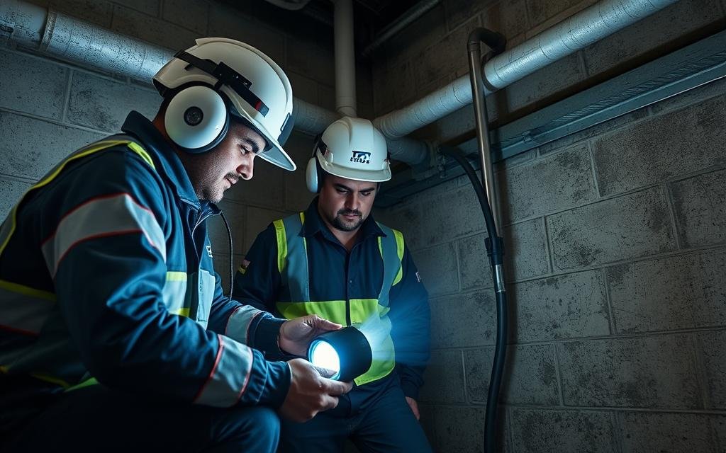 فحص دقيق بدون تكسير | كشف خرير المياة مكة بأحدث الأجهزة